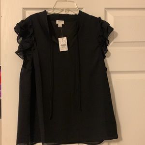J.Crew Black Top -Size M